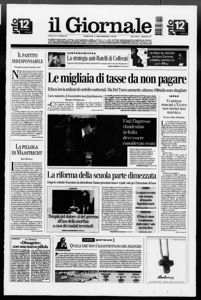 Il giornale : quotidiano del mattino